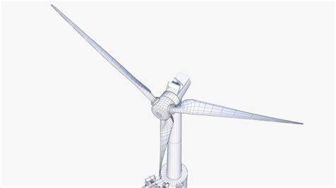 3D Model Floating Offshore Wind Turbine TurboSquid 1850270