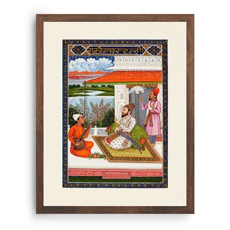 Buy Guru Tegh Bahadur the ninth Sikh Guru Indian Art Paintings Online at Best Price – Dessine Art