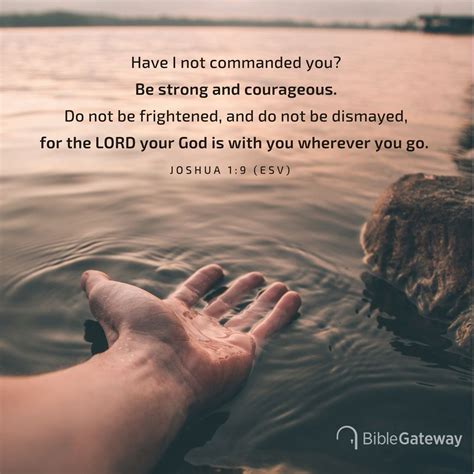 Joshua 19 Have I Not Commanded You Be Strong And Courageous Do Not