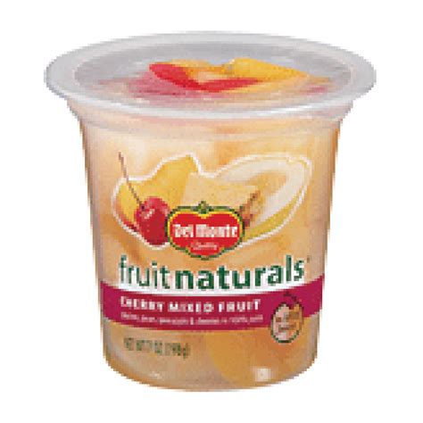 Del Monte Fruit Naturals Cherry Mixed Fruit In Extra Light Syrup 7oz