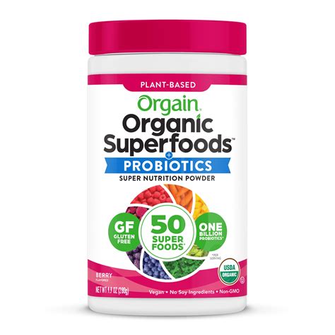 Orgain Organic Vegan Everyday Plant Based Superfoods Nutrition Powder