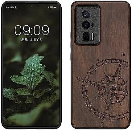 kwmobile Hülle kompatibel mit Xiaomi Poco X5 Pro 5G Hülle Holz Case