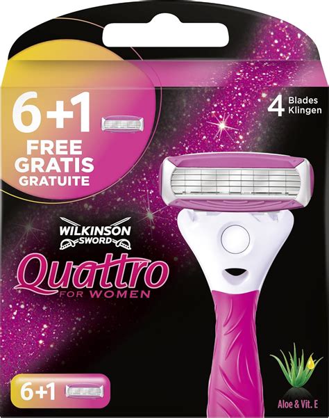 Wilkinson Sword Quattro for Women Rasierklingen für Damen Rasierer 7