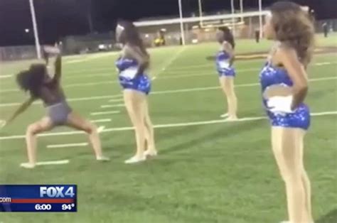 Mass Brawl Between Cheerleaders After Dance Battle Turns Nasty Daily Star