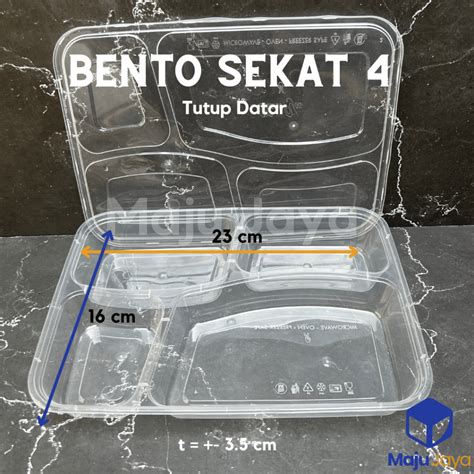 Jual Pack Isi Pcs Thinwall Bento Sekat Bento Bintang Bento