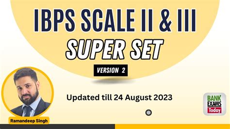 Super Set Version 2 For IBPS RRB GBO Scale II III 2023 YouTube