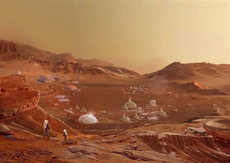 Mars Colony Illustrations By Luis Peres Mars Colony Fantasy Artist