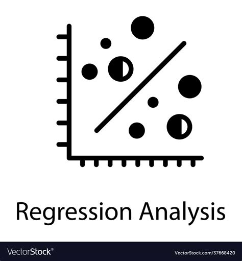 Regression Analysis Royalty Free Vector Image Vectorstock