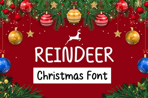 Reindeer Font By Digital Creative Art · Creative Fabrica