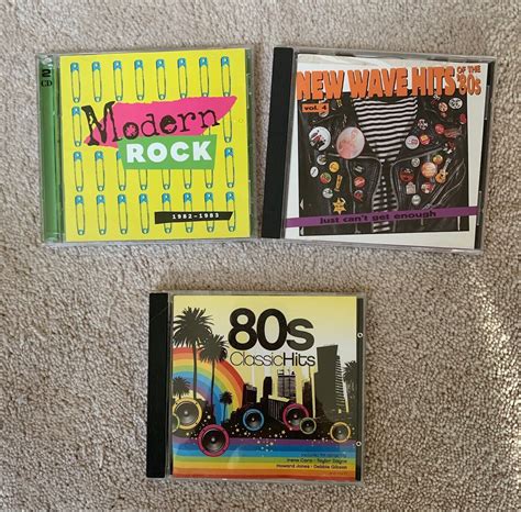 LOT Of 3 CDs Of 80s Music Modern Rock New Wave Hits Classic Hits EBay