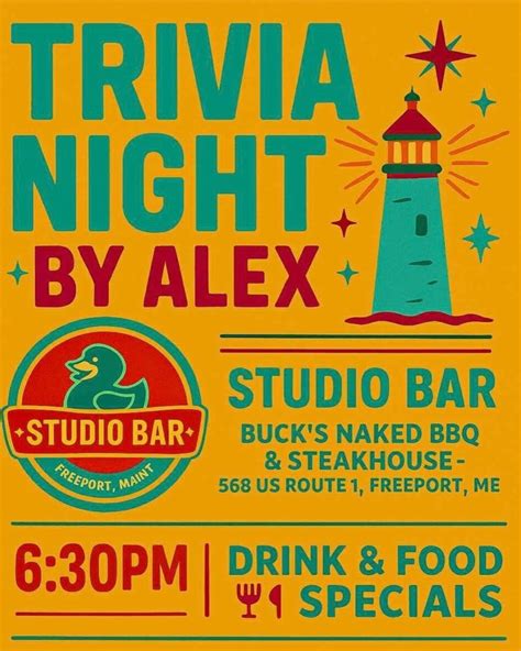 Bucks Naked BBQ Studio Bar Trivia Nights Visit Freeport