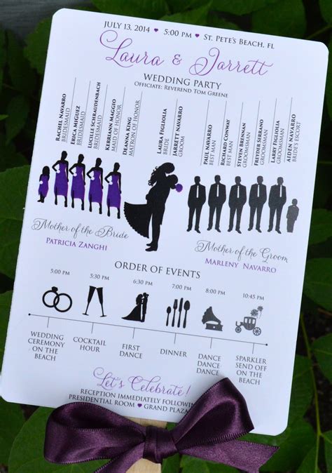 Wedding program ideas – Artofit