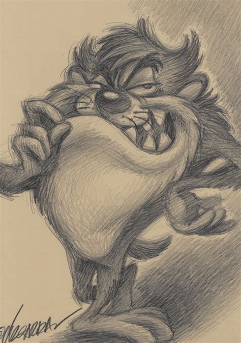 Tasmanian Devil Original Drawing Joan Vizcarra Pencil Catawiki