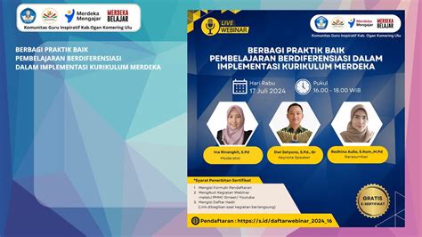 WEBINAR 2024 16 BERBAGI PRAKTIK BAIK PEMBELAJARAN BERDIFERENSIASI DALAM