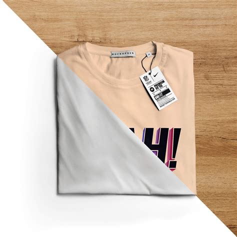 Free Folded Tshirt Mockup PSD Template Mockup Den