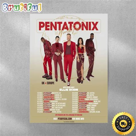 Pentatonix The World Tour 2023 World Tour 2023 Poster