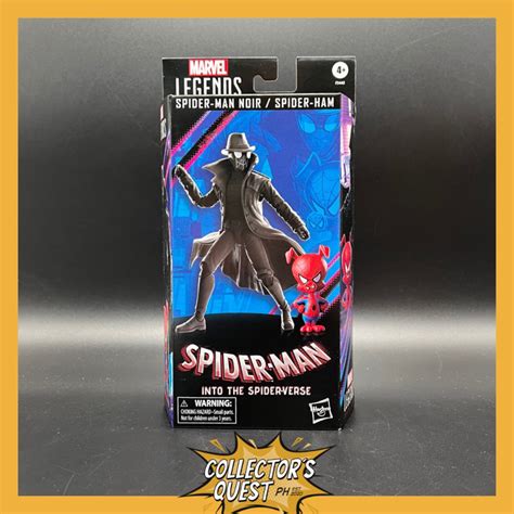 Marvel Legends Spiderman Into The Spiderverse Spider Man Noir And Spider Ham Figure Shopee