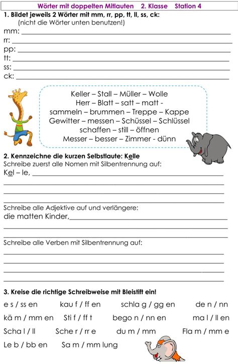 Bungsblatt Zu Rechtschreibung Klasse