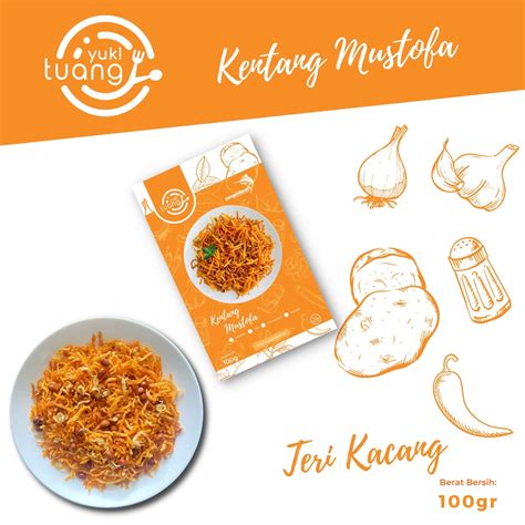 Jual Mustofa Kentang Rasa Teri Kacang Keripik Kentang Kering