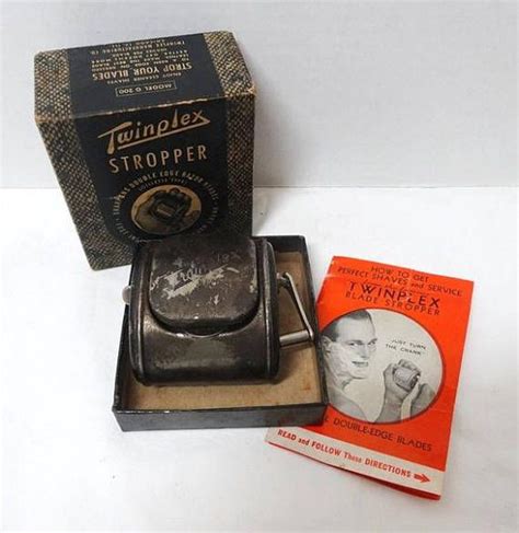 1940s Twinplex Stropper Razor Blade Sharpener In Original Box Etsy