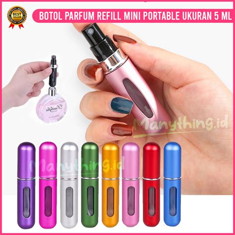 Jual Botol Parfum Refill Mini Portable Ukuran Ml Botol Parfum Mini