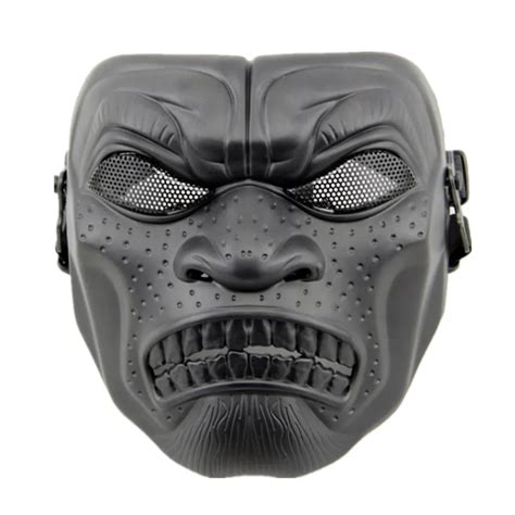 tactical skull face mask military Skeleton CS field full face mask ...