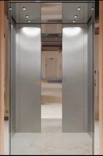 Stainless Steel Automatic Door Elevator Max Persons 6 Persons With