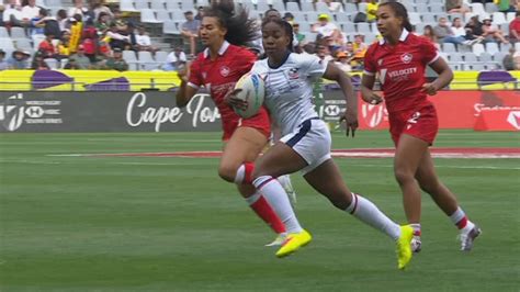 Hsbc Women S World Rugby Sevens Series Cape Town Canada Vs United