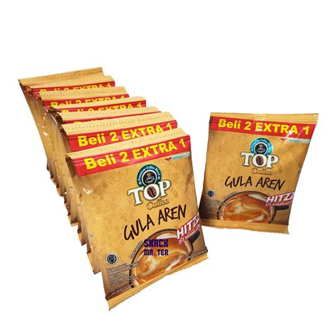 Jual Top Kopi Gula Aren Renceng Netto 15 Bks X 22 Gr Shopee Indonesia