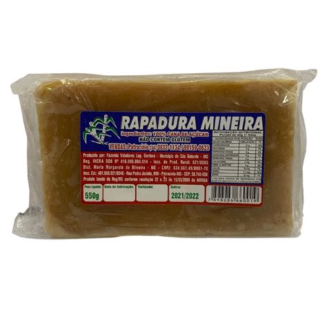 Rapadura Mineira 550g Shopee Brasil