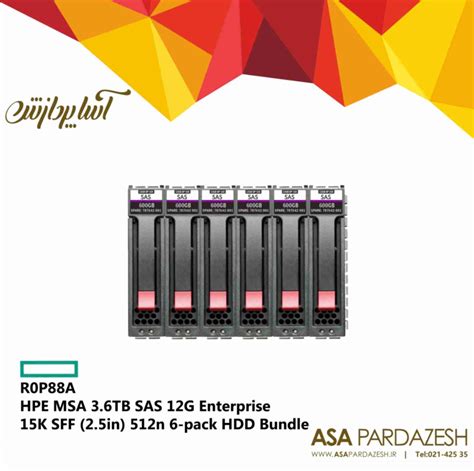 هارددیسک اچ پی مدل HPE MSA 3 6TB SAS 12G Enterprise 15K SFF 2 5in