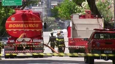 NE2 Vazamento de gás durante obra no Bairro do Recife provoca