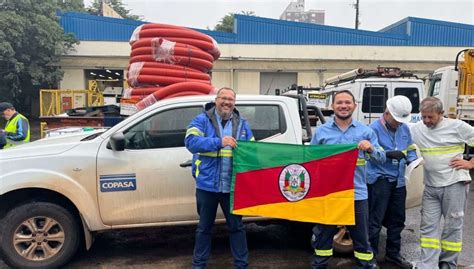 Emoção marca troca de equipes da Copasa no Rio Grande do Sul Notícias