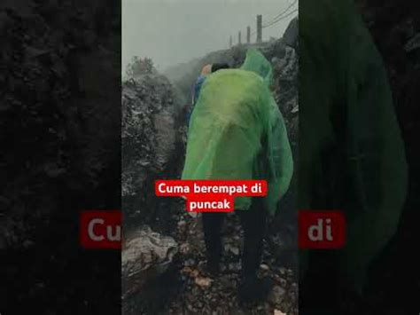 Hujan deras dari puncak gede menuju pangrango tetap waspada fypシ