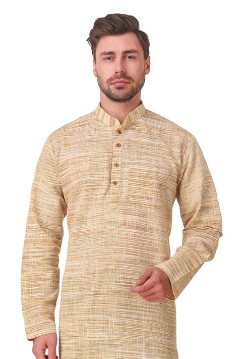 Men S Indian Cotton Khadi Kurta Pajama Casual Wear AN560 Etsy