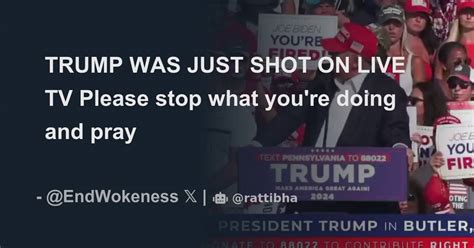 TRUMP WAS JUST SHOT ON LIVE TV Please Stop What You Re Doing And Pray