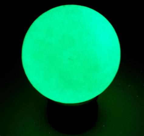 50 50mm Green Glow In The Green Calcite Glow In Luminous Crystal Ball