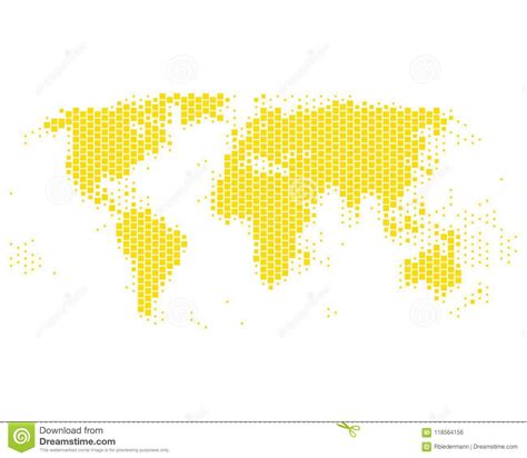 映射世界 向量例证 插画 包括有 小点 正方形 映射 向量 数据条 例证 模式 世界 加点 118564156