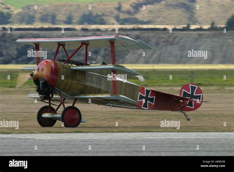 German Fokker Dr Wwi Fighter Triplane Stock Photo Alamy