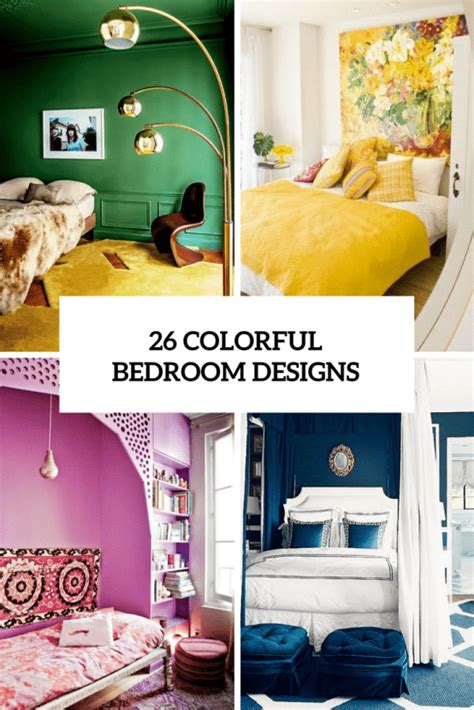 26 Cool Colorful Design Ideas For Any Kind Of Bedroom - DigsDigs