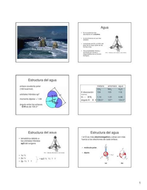 El Agua Estructura Molecular Aprende Todo De Medicina Udocz