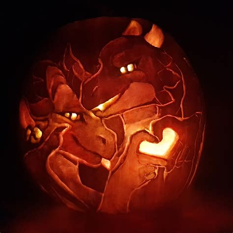 Dragon Pumpkin Carving