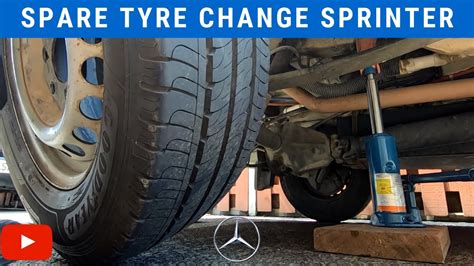 Mercedes Sprinter How To Change Tyre Youtube