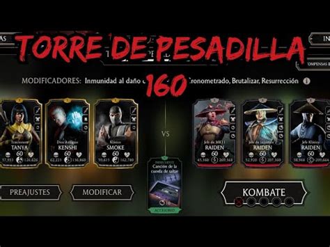 Torre De Pesadilla Batalla Jefes Triple Raiden Brutalisados