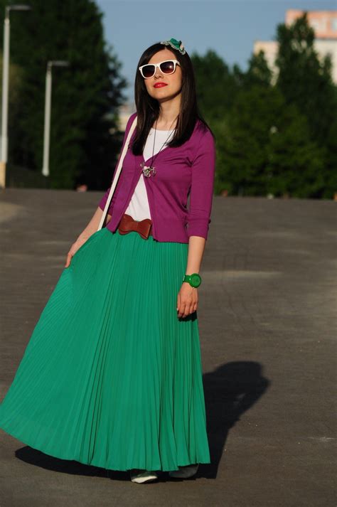 Maxi Green Pleated Skirt Green Pleated Skirt Modcloth Style Gallery Fashion Gallery