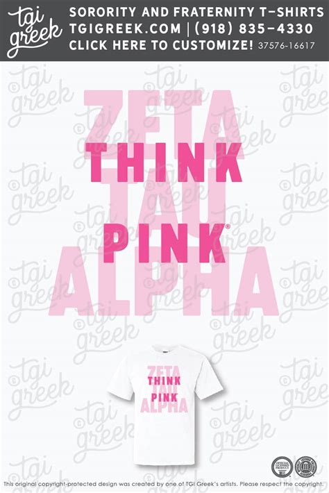 Zeta Tau Alpha OSU Think Pink TGI Greek