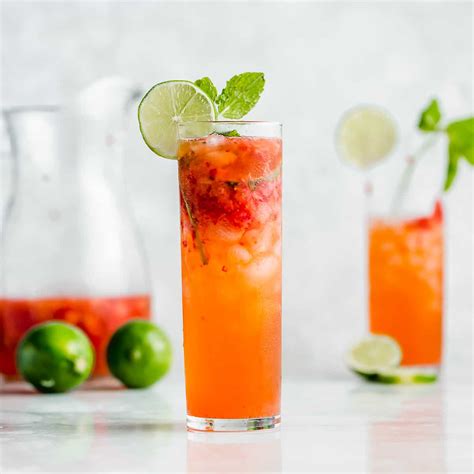 Strawberry Lemonade Mocktail Recipe For Summer Mingle