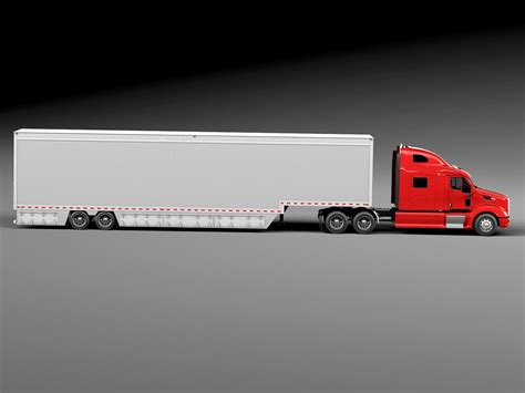 Peterbilt Cami N Con Remolque Modelo D Ds C D Fbx