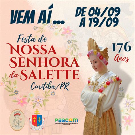 Santuário de Curitiba comemora os 176 anos da aparição de Nossa Senhora