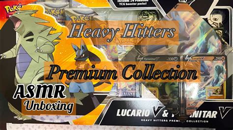 ASMR Pokémon Heavy Hitters Premium Collection Relaxing Card Opening